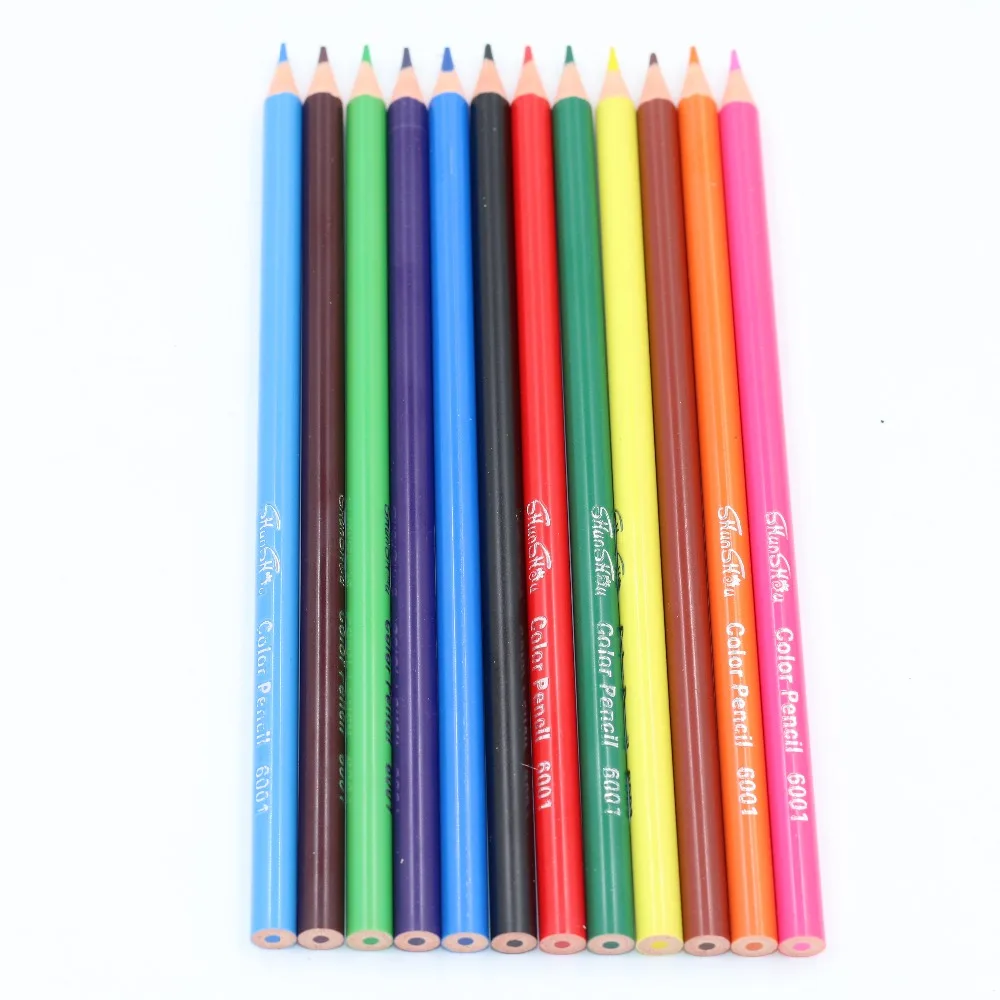 Kids Stationery Popularity 3.5 Inch 6 PCS Hexagonal Jumbo Colored Pencil in  Colored Printed Box - China Jumbo Color Pencil, Short Color Pencil