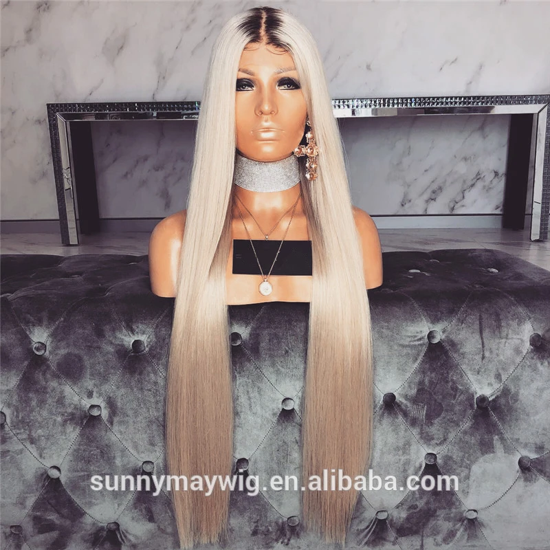 factory wholesale real human blonde indian hair wig full lace with natural line