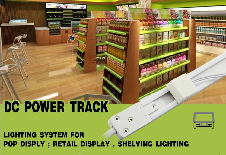 Direct Wholesaler High Quality 12v/24v Smart Track For Shelf Lighting
