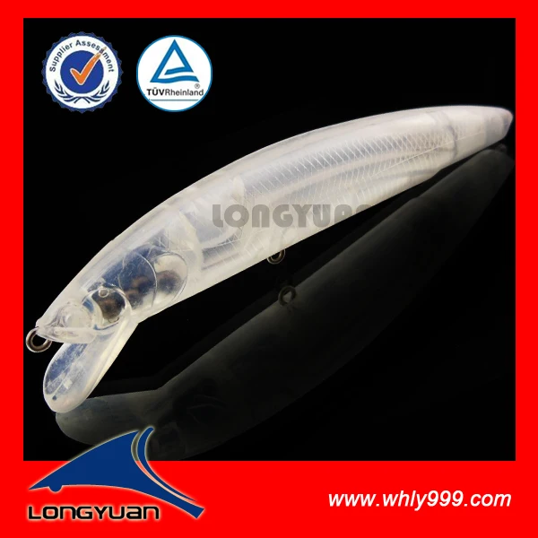 

Unpainted Blank Lure Hard Body Bait, Customized