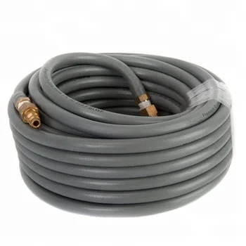 hose air 300psi field kinking repairable rubber non pressure max polymer hybrid coupler plug connect quick grey resistant larger pipe