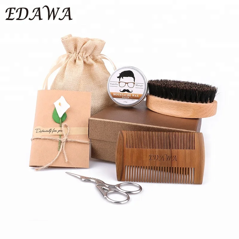 Popular gift set private label grooming beard kit for men