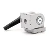 Aluminum profile accessories universal swivel pivot joint with lock lever