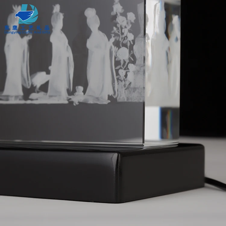 New Design 3d Laser Engraving Crystal Cube Gifts For Souvenir Buy 3d