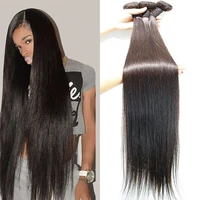 

Brazilian 100% Human Hair 40inch Virgin Hair Straight Bundles Remy Virgin 40inch Bundles Human Hair