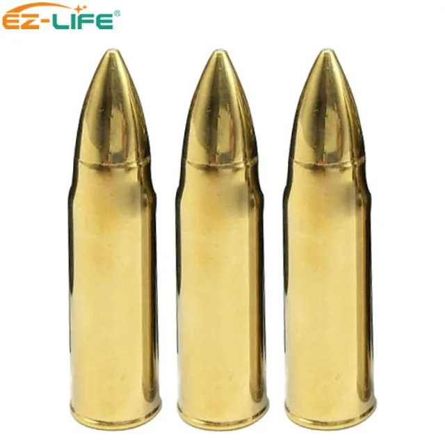 

Amazon Best Seller With Customized Logo Stainless Steel Gold Whiskey Bullet Stones