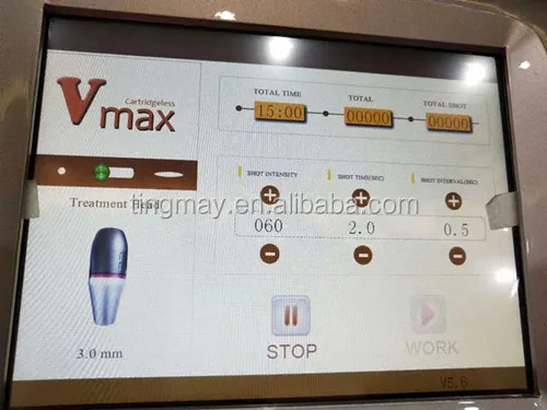 2019 Nuevo Vmax Hifu Ultrasonido Hifu 3 0mm 4 5mm Lifting Facial Y