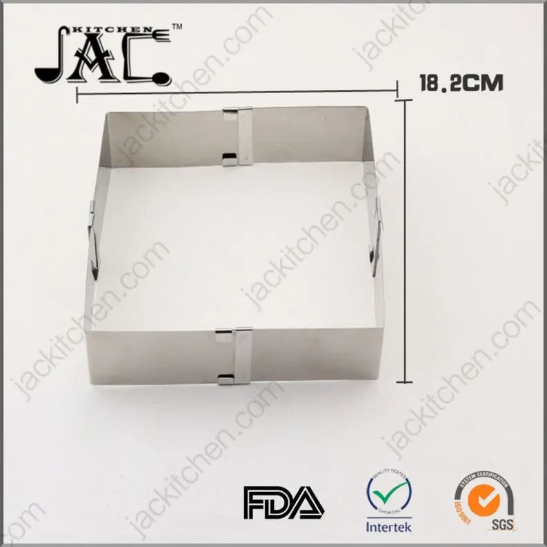 Manmade Stainless Steel Alphabet Cake Moulds