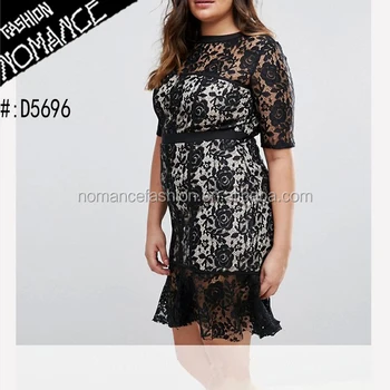 black lace party dress
