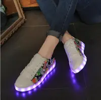 

USB Charging Comfortable LED Light Up Sneaker Sport Casual Shoes Men