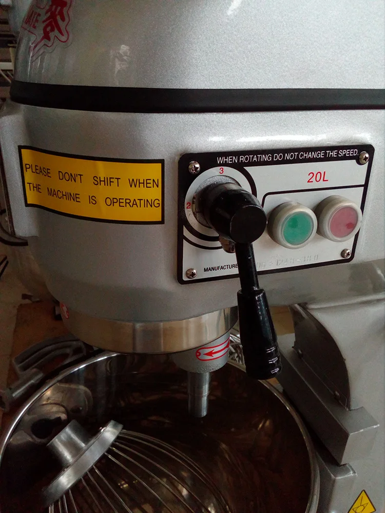 
Industrial taiwan high speed b20 planetary mixer cake bakery cream egg beater mixer machine 20 liter 