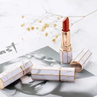 

Melason Private Label Marble Tube Longlasting Organic Matte Lipstick Lip Gloss Cosmetics Wholesale Tools