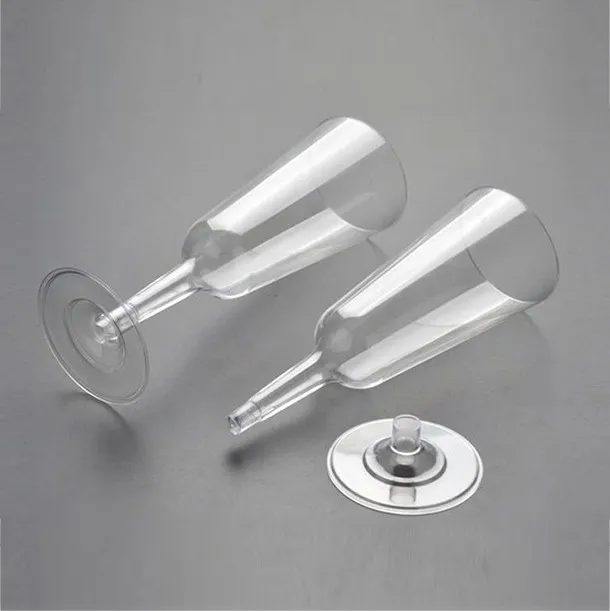 Pla Plastic Wine Cup Eco Disposable Biodegradable Wine Glass For Party
