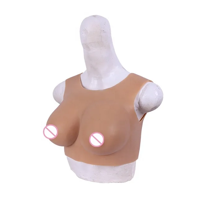 

Mastectomy Transvestite Crossdresseing Bra Crossdresser CD TS Drag Queen Silicone Breast Form False Boobs, Nude skin (other color)