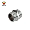 Forged screwed external thread hex nipple pipe fitting parts for fire system