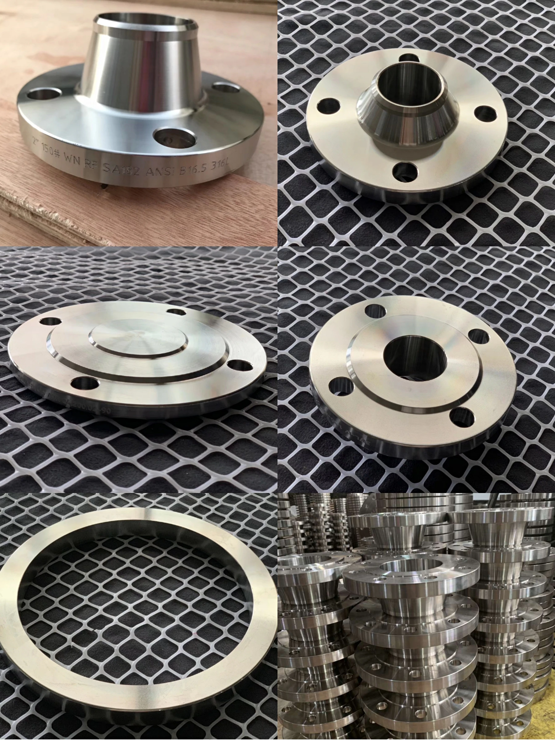 Sanitary Stainless Steel Orifice Raised Face Welding Neck Flange Wn Rf