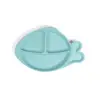 Kids Fish Shape Wheat Straw Material Degradable Lunch Plate