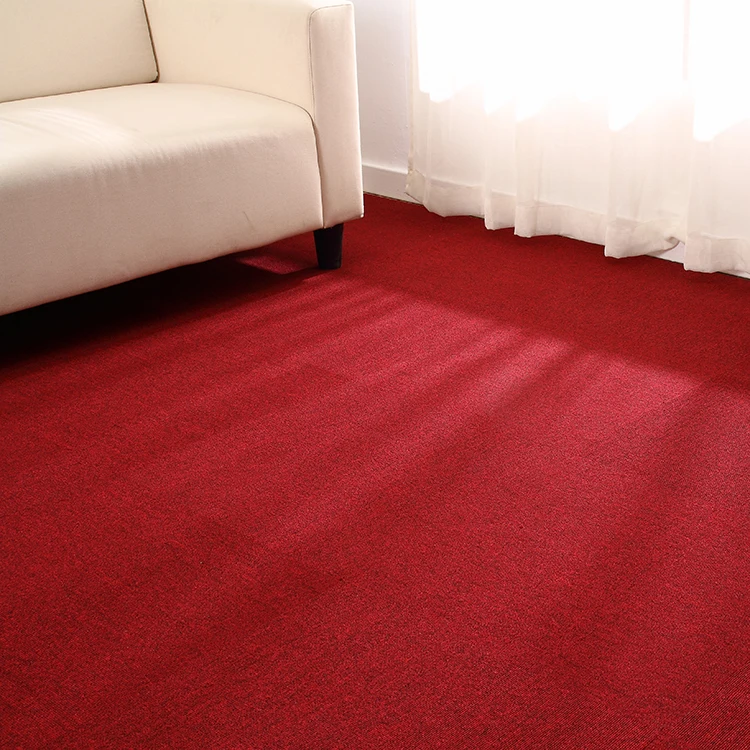 MERIKA floor cover red carpet tile for office with cheap price