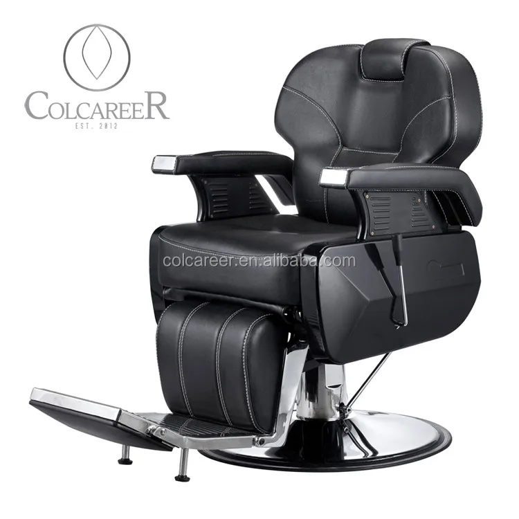 Popular Black Durable Men Heavy Duty Hair Chair Salon Furniture