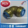 Popular 2016 hot sell plumbing fittings names lead free brass push in elbow fittings for pex copper pvc pipe China manufacturer