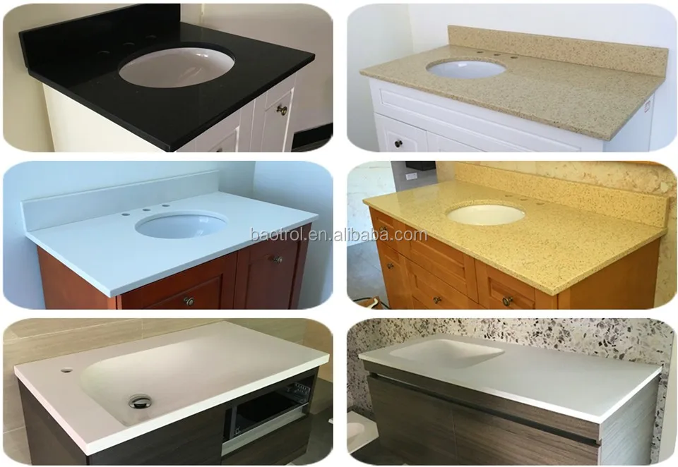 Radiation Resistant Home Kitchen Solid Surface Countertop Faux