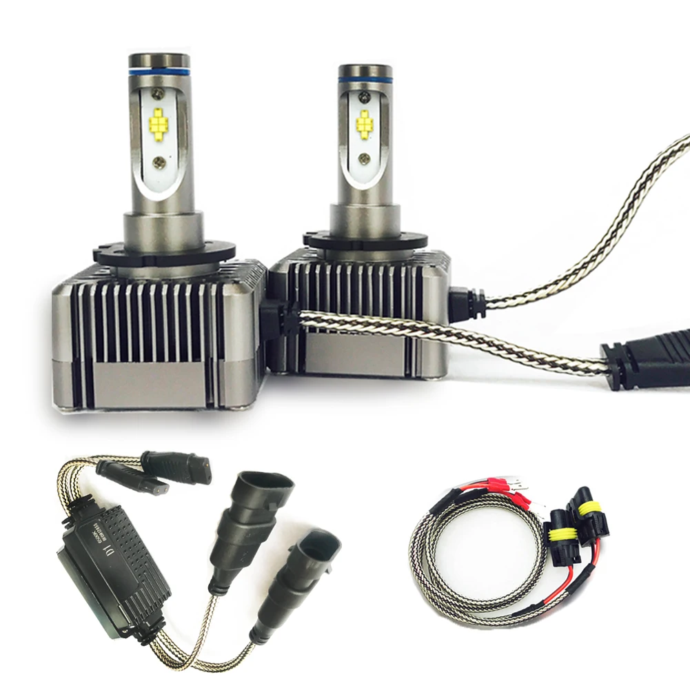 D1S D1R D3S D3R Headlight LED Canbus Conversion Kit High/Low Beam 90W 9000LM/set D1s Led Kit D3s Led Bulb 6000k