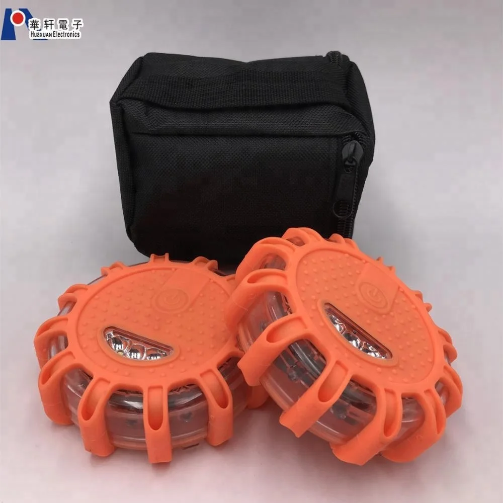 
OEM Source Factory LED Warning Light Roadside Flare Emergency Disc Beacon Magnetic Base for Car Or Marine Boat 