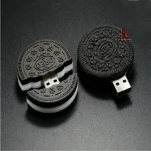 HOT! Real Cute Oreo Cookies pen drive 4GB/8GB/16GB Food usb stick usb flash drive memory stick USB 2.0 U disk free shipping
