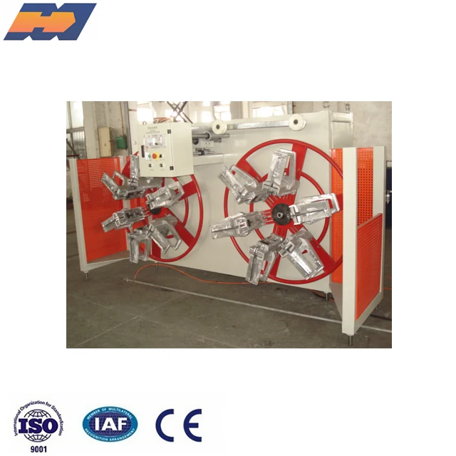 
Advanced technology double disk plastic pipe coiler winding machine sealing strip winder 
