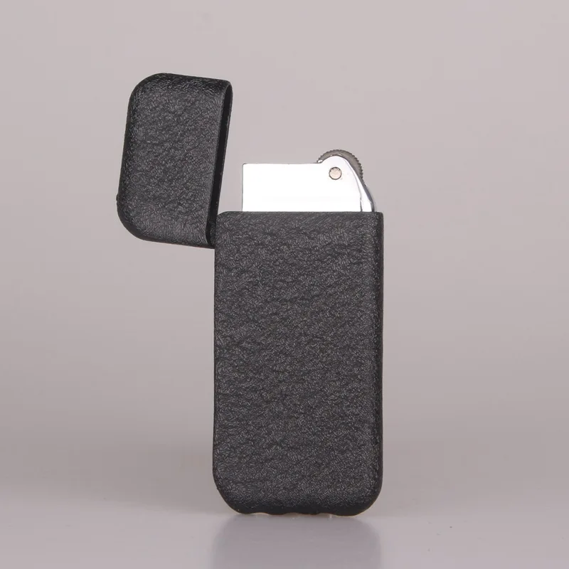 Black Metal Gas Lighters with Custom Design and Printing