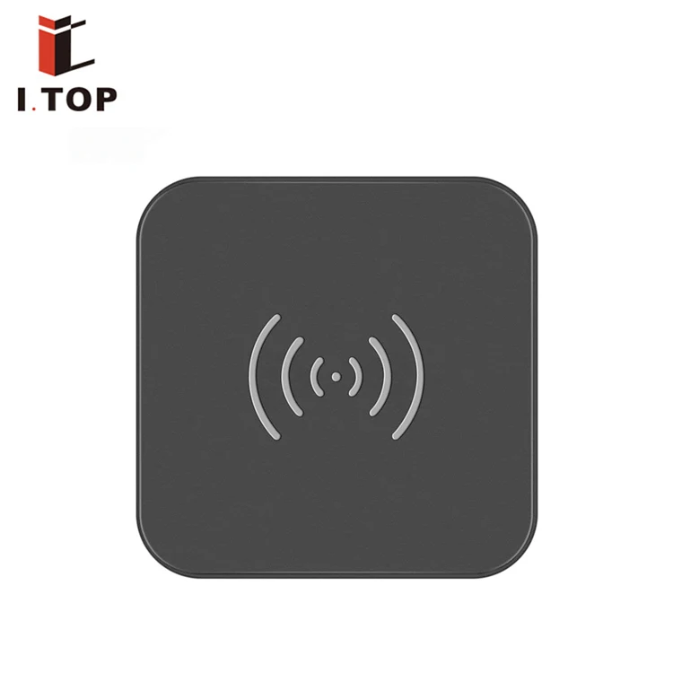 

Square Shape Universal 5W/10W Fast Qi Wireless Charger for Mobile Phones, Black;white