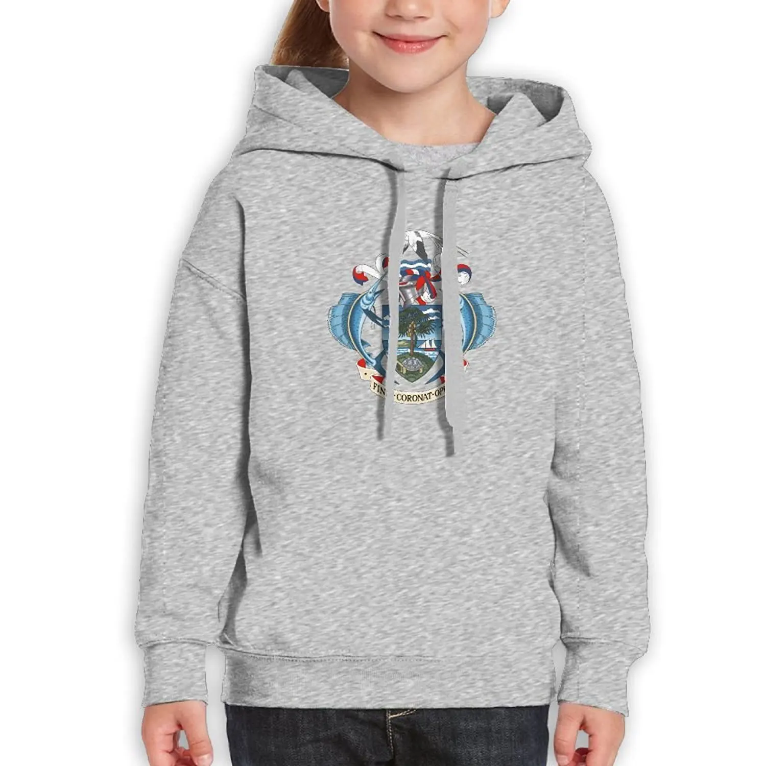 DTMN7 Giraffe Cute Funniest Printed Long Sleeve Hoodie For Youth Spring Autumn Winter