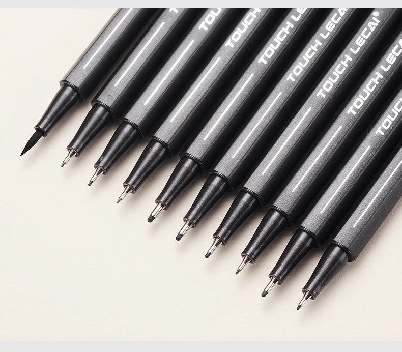 Black Micro-pen Fineliner Ink Pens - Waterproof Archival Ink Micro Fine ...