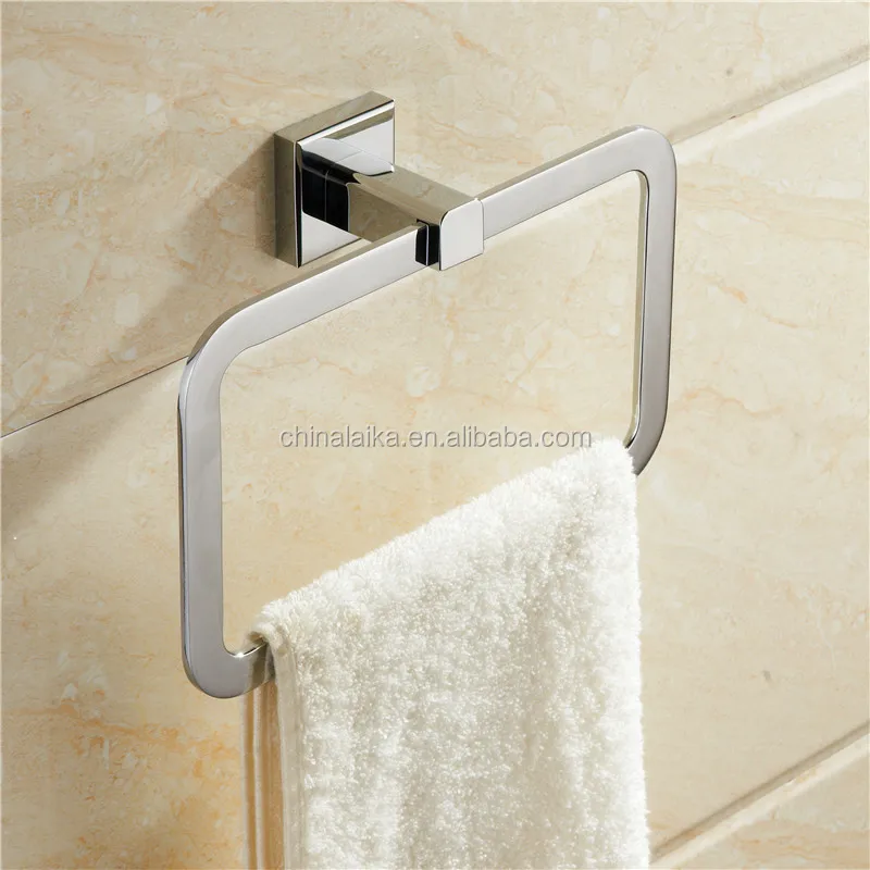 
2018 Hot Sale Home Decorative Brass Chrome Plated Bathroom Hand Towel Ring Holder For bathroom Decor 
