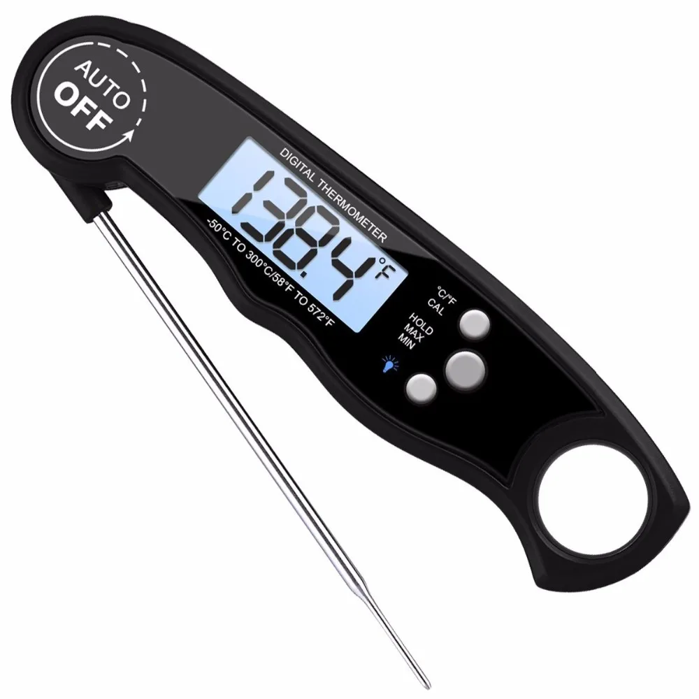 

Digital Cooking totally waterproof 3s ultra fast instant read thermometer