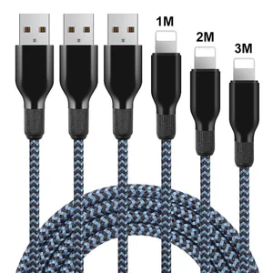 Nylon Braided Charger USB Cable iPhone