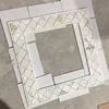Hot Sale Kitchen Backsplash Tile Water Jet Marble Mosaic Border