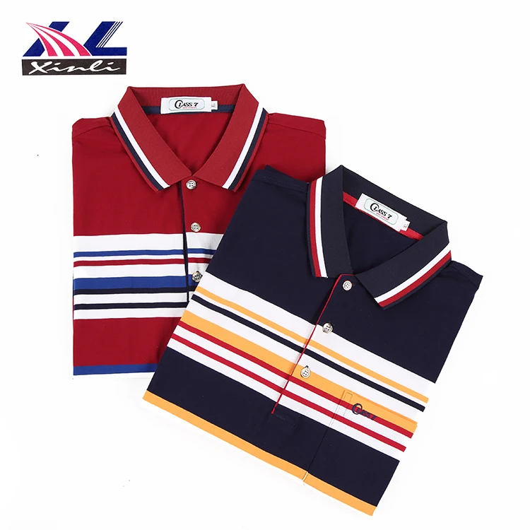 
Top quality polo shirt stripes polo shirt striped t shirt 