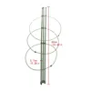 45cm Plastic Garden Plant Support Rings Vines Rack Flower Growing Climbing Stick