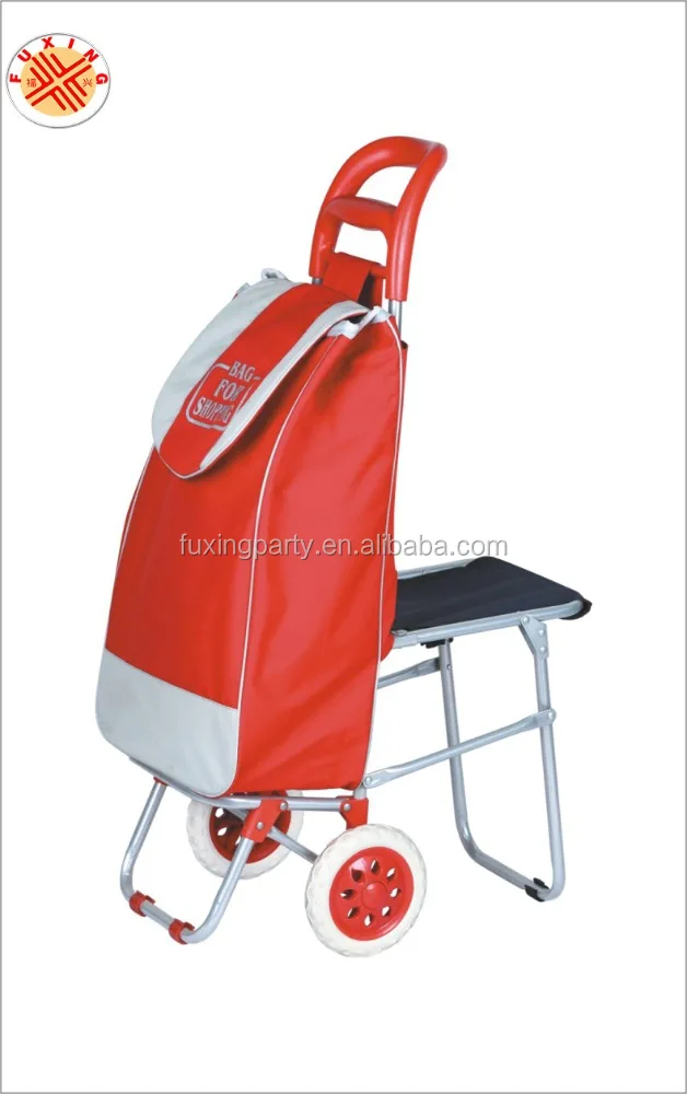 
Fuxing hand trolley shopping trolley bag stair climbing trolleyfoldable trolley climb stair 