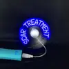 custom name DIY led message usb pc case led fan with customized message