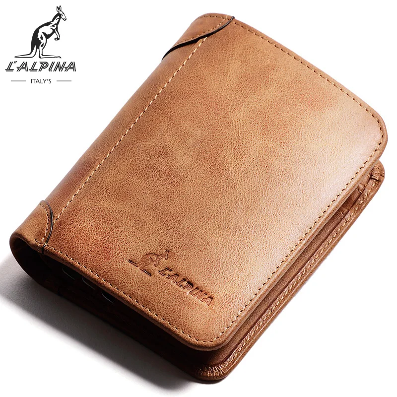 

2018 JULY Hot Selling Custom Vintage Mens Genuine Leather Wallet