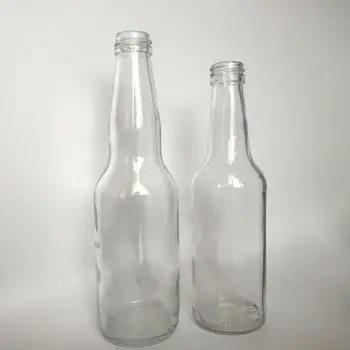 300ml 330ml Vide Clair Rond Bouteille De Bièreeau Gazeuse Bouteille En Verre Avec Bouchon à Vis Buy Bouteille En Verre De 300ml 330 Mlbouteille De