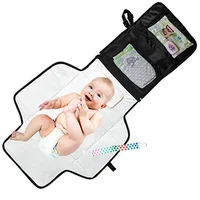 

Free Sample Wholesale Newborn Baby Waterproof Portable Diaper Changing Pad With Pockets