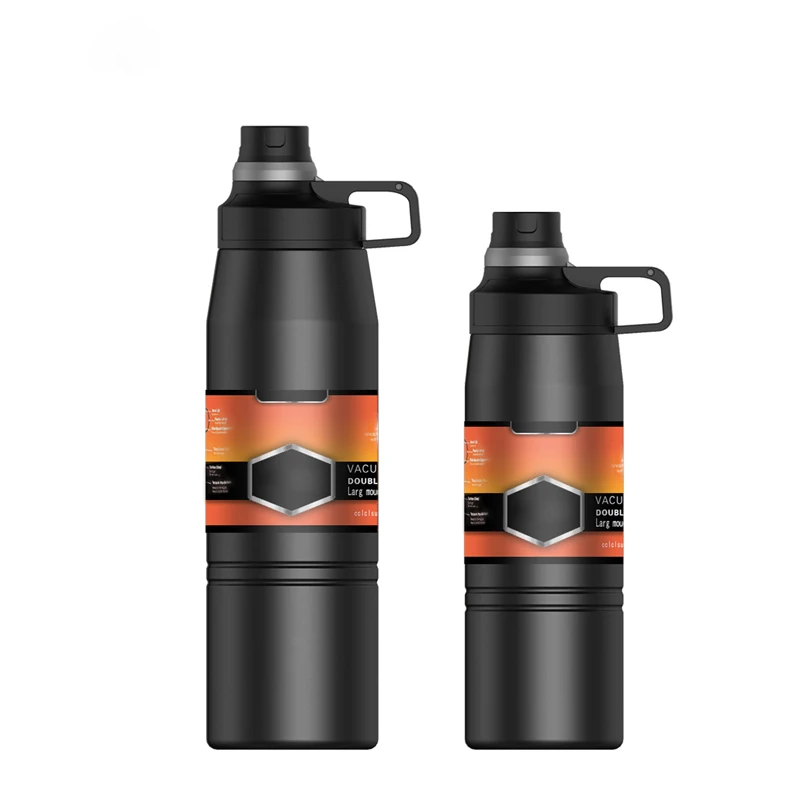

2019 hot sale stainless steel vacuum water bottle for sports 18/8 stainless steel drinks hot & cold, Black;blue;orange or customized