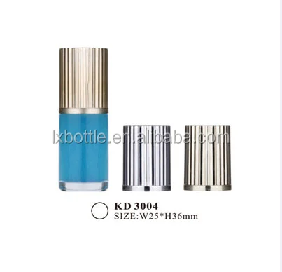 Cosmetic Aluminum Caps for korean 10ml clear glass bottles with cap for nail polish