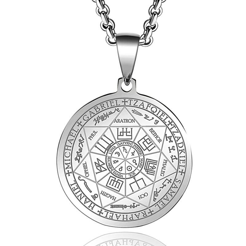 

Custom Viking Norse Rune Scriptures Amulets Talismans Pendant, Silver