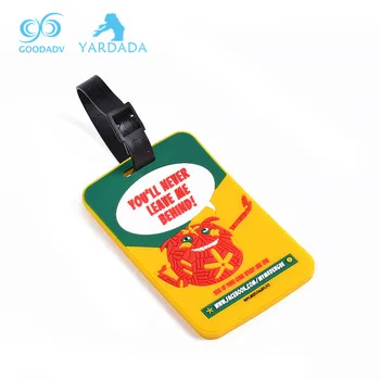 custom pvc luggage tags