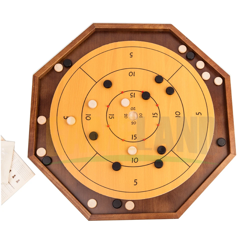 2 In 1 Wooden Crokinole Game Buy Crokinole Game,Crokinole Board