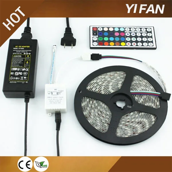 
Different Color remote controlled battery operated led strip light 
